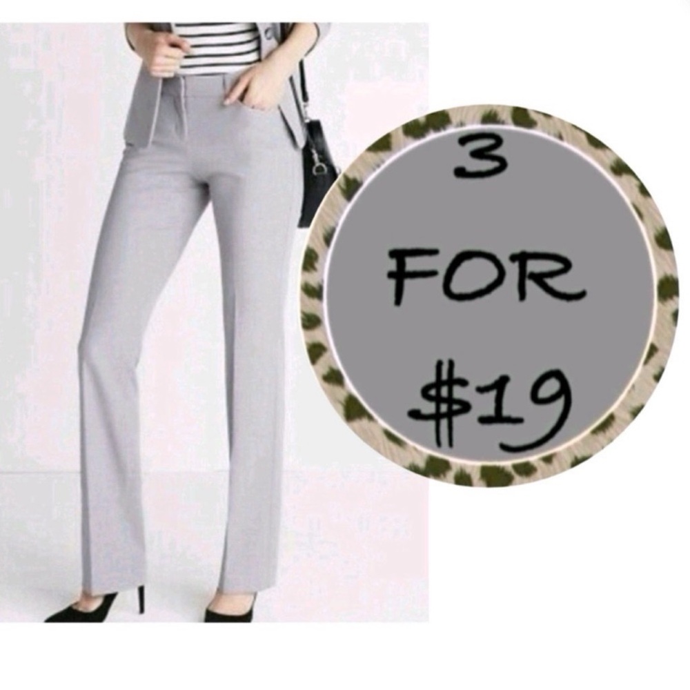 3/$19 Mossimo classic modern fit dress pants trousers